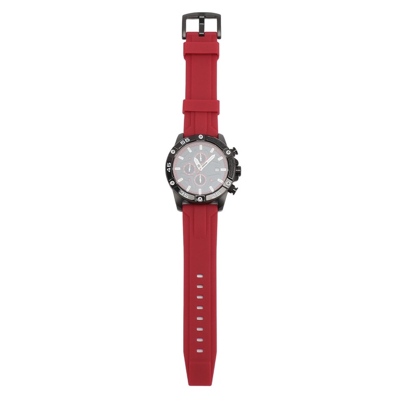 Waterproof Chronograph Watch Fashion Casual Mechanical Silicone Calendar Business Watch