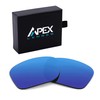 APEX Non-Polarized Replacement Lenses for Costa Half Moon Sunglasses (Deep