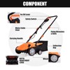 ARNOT Lawn Dethatcher & Scarifier, 2-in-1 Electric Corded Lawn Dethatcher,