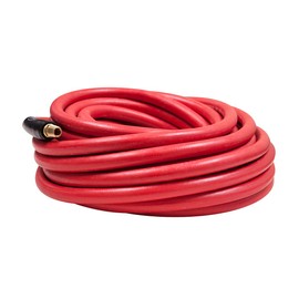 Workforce Air Hose, 3/8 in. x 25 ft, 1/4 Fittings, Rubber, Red - HRE3825RD2