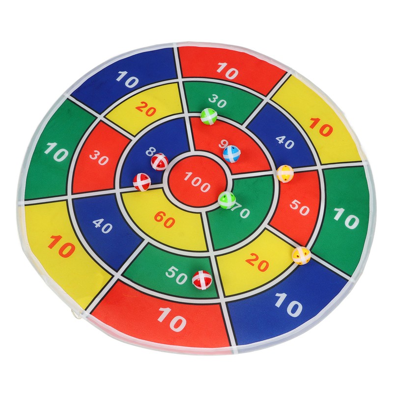 Dart Board for Kids LED Lighting Foldable Flannel Dart Board