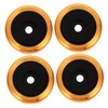 KOMBIUDA 4Pcs Aluminium Alloy Vibration Feet Pads for Amplifiers Durable