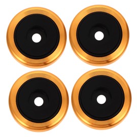 KOMBIUDA 4Pcs Aluminium Alloy Vibration Feet Pads for Amplifiers Durable Isolation Feet for Speakers Easy Installation and Base Enhance Stereo Sound Quality