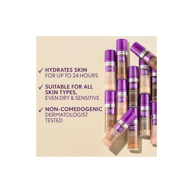 Covergirl Base Maquillaje Esencia Simply Ageless Skin Perfector Tono Rich