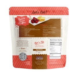 Iya's All Natural Tapioca Flour Starch 5 lbs. Pack | Finely Ground, Grain-Free, Certified Gluten-Free, Non-GMO and Kosher | Made From 100% Yuca Root. Used in baking, cooking & as a thickener