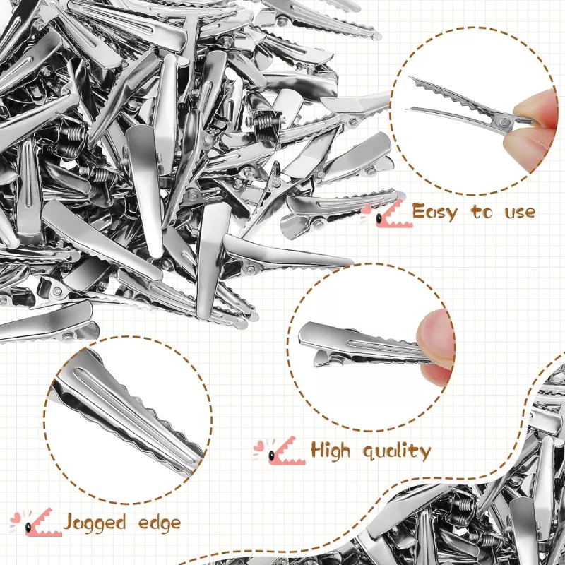 Selanusa Pinza Broche Pico De Garza Para Cabello 4.5 Cm