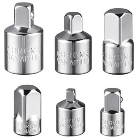 Flintronic Impact Socket Adapter Reducer, 1/2" Drive Twist Socket Set Wheel Nut Remover, Socket Adapter 1/4", 3/8", 1/2", for Nuts, Drills, Sockets, Cordless Screwdrivers, Wrenches, Ratchets