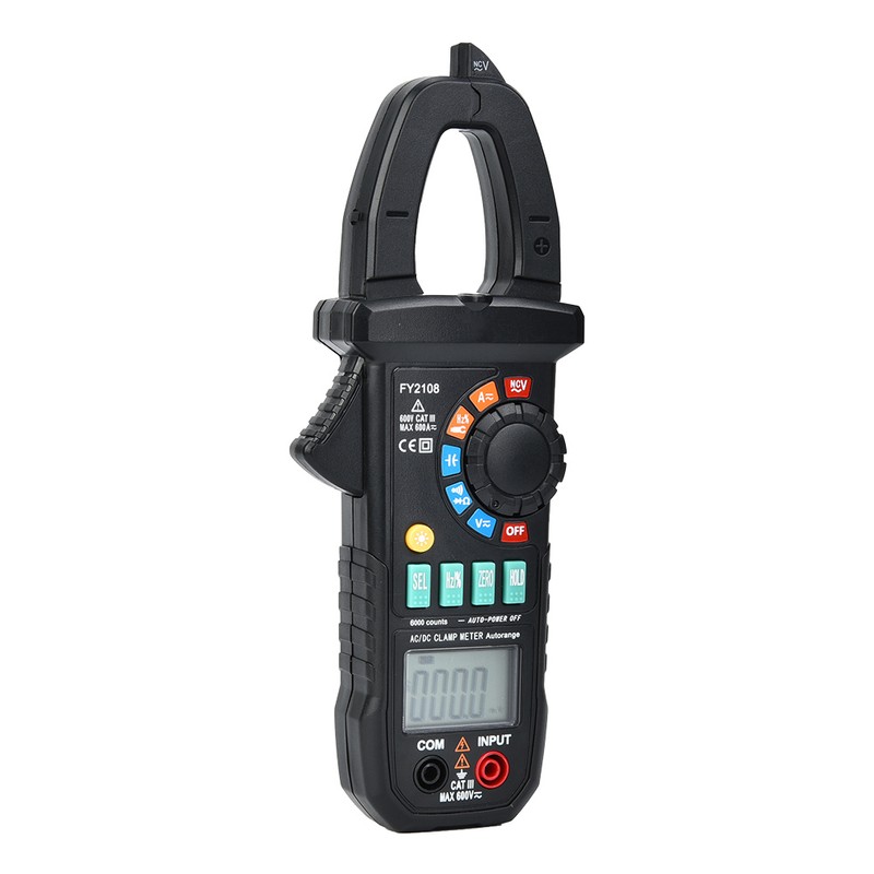 High Precision 6000 Count Digital Clamp Meter MultiFunctional AC/DC Current