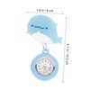 LIFKOME Nurse Fob Watch with Night Light Fashionable Retractable Nurse