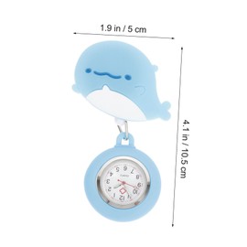 LIFKOME Nurse Fob Watch with Night Light Fashionable Retractable Nurse Watch for Women Dial for Easy Reading Durable and Practical Nursing Accessory