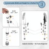 Eazy Foldable Toilet Safety Rail with Adjustable Height and Width,