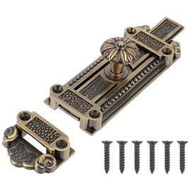 OSALADI 1 Piece Plug Vintage Furniture Barn Door Hardware Retro Furniture Sliding Lock Sliding Lock For Door Vintage Gate Security Locks Door Bolt Door Window Lock Door Lock Door Lock