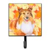 Caroline's Treasures Sheltie Fall Wall Hook Small Multicolor