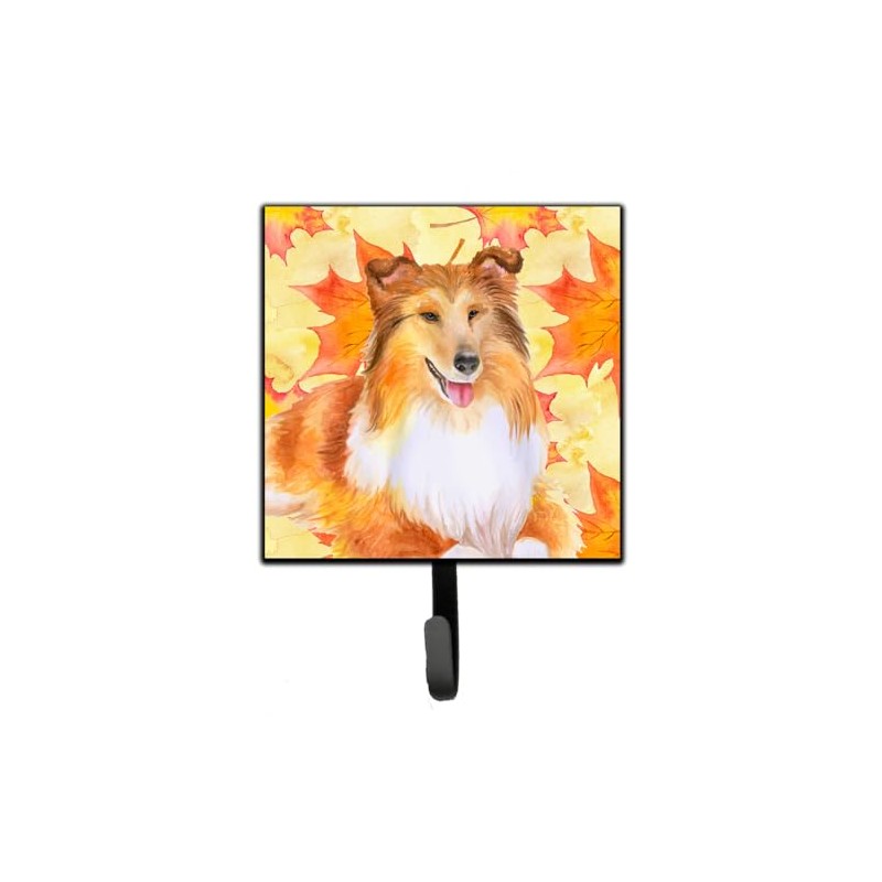 Caroline's Treasures Sheltie Fall Wall Hook Small Multicolor