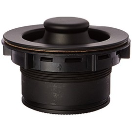 CSFS-BK-93 Custom Color Sink Flange and Stopper Set, Black