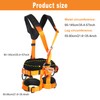 QIANJIEER Full Body Climbing Seat Belt, Tactical Rescue Construction, Carving,