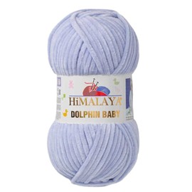 2 Pack/Skeins Himalaya Dolphin Baby, Each Skein 100 Gr/3,5 oz, 120 mt/ 132 yd, Super Bulky Yarn, Blanket Yarn, Velvet Yarn, Knitting Yarn, Amigurumi Yarn, Baby Yarn 80344