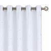 BGment White Blackout Curtains 60 Inches Wide for Bedroom/Living Room,