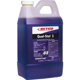 BETCO QUAT-STAT 5 Hospital Grade Disinfectant 1-Step Cleaner 2 Liters MSRP $199