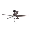 Luminance CF500TORB Kathy Ireland Home Euclid Ceiling Fan with 4-Speed