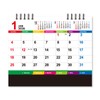 Shin Nihon Calendar 2026 Desk Calendar with Color Index and