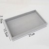 Vellure Velvet Jewelry Organizer Drawer Tray – Stackable Compartments for