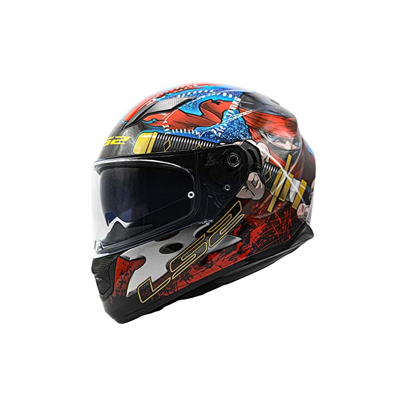 LS2 Helmets Full Face Stream Evo Street Helmet (Ninja Red