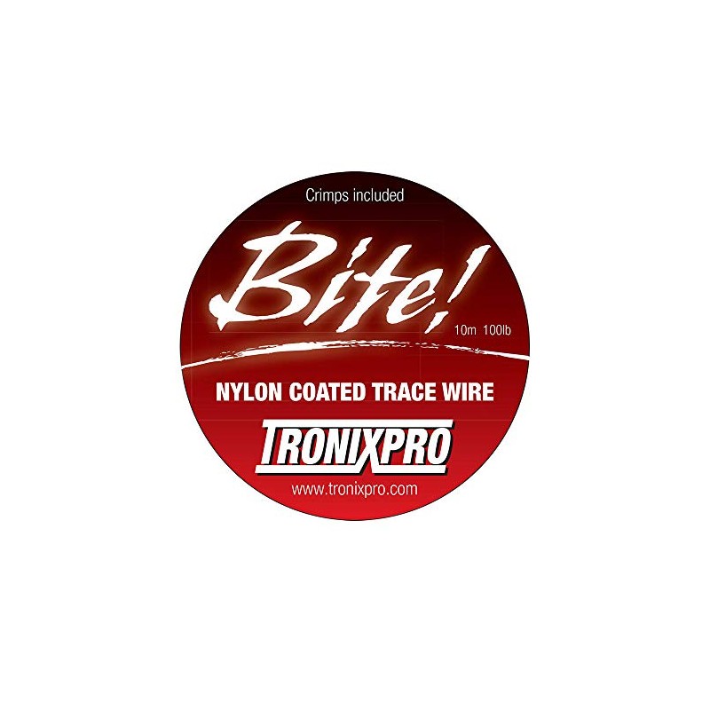 Tronixpro Wire Trace Line W/Crimps, 100lb, 10m