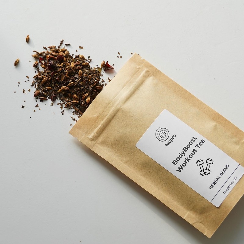 Teapro BodyBoost Workout Tea | Natural Herbal Tea Blend |
