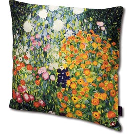 Upower Famous Painting Cushion Cover Klimt "Flower Garden" AC-01507 Free