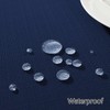 SASTYBALE Faux Linen Tablecloth Rectangle Waterproof Wrinkle Resistant Textured Table