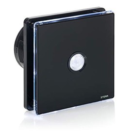 STERR BFS100LP-B Bathroom Fan with LED Lighting and PIR Black