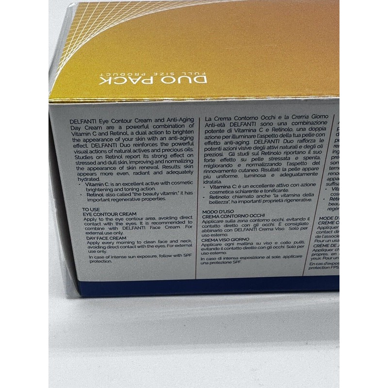 Delfanti Vit. C & Retinol Eye Contour And Facial Day
