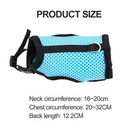 Soft Rabbit Harness with Lead, Pack of 2 Rabbit Soft Harness, Mesh Rabbit Harness, Pet Rabbit Harness, Adjustable Rabbit Harness for Cats, Rabbits, Small Dogs and Small Pets