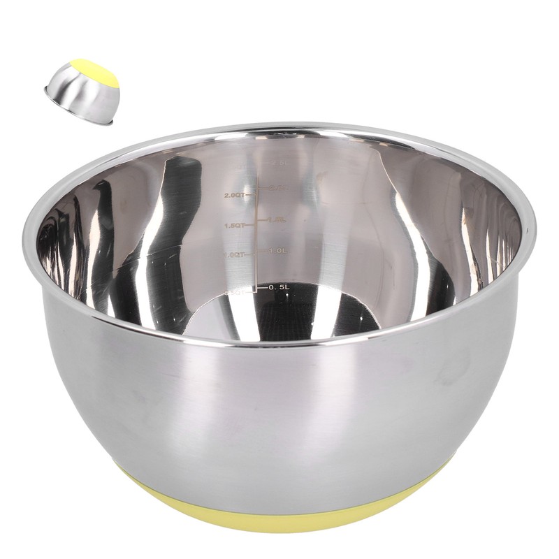 Egg Beating Bowl Baking Basin Stainless Steel Mixing Bowl with