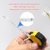 Mini Tape Measure Keychains Tape Measure Retractable Measuring 1M/ 3ft