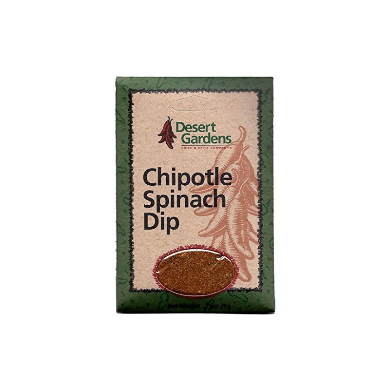 Desert Gardens Chipotle Spinach Dip Mix (Pack of 4)