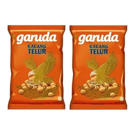 Garuda Egg Coated Peanuts - Kacang Telur Atom - 7.4oz/210gr (Pack of 2) - Product of Indonesia