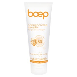 boep Sensitive Sun Cream SPF50 | For Face & Body | Mineral Sun Protection for Babies, Children & Adults | Mineral Sun Cream | No Phthalates & DHHB | Vegan Natural Cosmetics (100 ml)