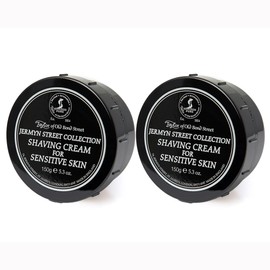 Taylor of Old Bond Street Jermyn Street Fragrance Shaving Cream Bowl 150g (2-Pack) – Rich Lather for Sensitive Skin