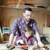 INCLY 24 PCS Kids Real Tool Set with Tool Bag,