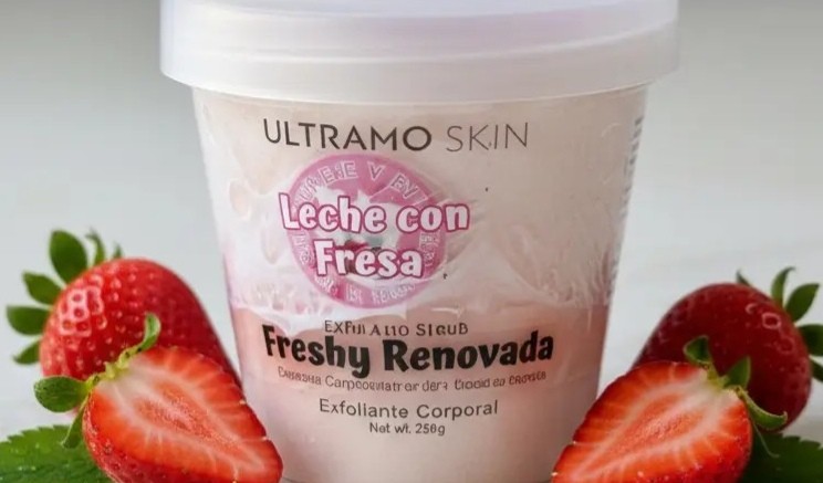 Exfoliante Corporal Ultramo Skin Melocotón Y Mirtilo 256g