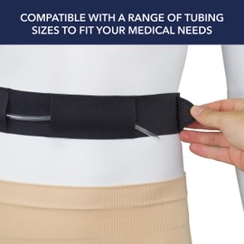 Peritoneal Dialysis Tube Belt - Slim, Soft and Stretchy PD Catheter Belt - Skin Safe - Made in the UK - Medical Peritoneal Dialysis Accessories