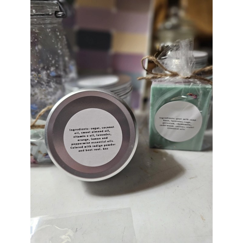 Wild Hen Hollow Spring Awakening Body Sugar Scrub, Exfoliating, Brighten,
