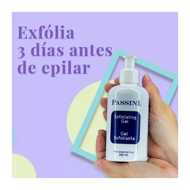PASSINI Gel exfoliantes para piel 250ml. Suaviza y prepara para