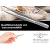 Straight anatomical tweezers 9.0 cm made of stainless steel in