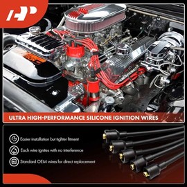 A-Premium Juego de 6 cables de bujía de encendido compatible con Ford F-150 2005 2006 2007 2008 V6 4.2L