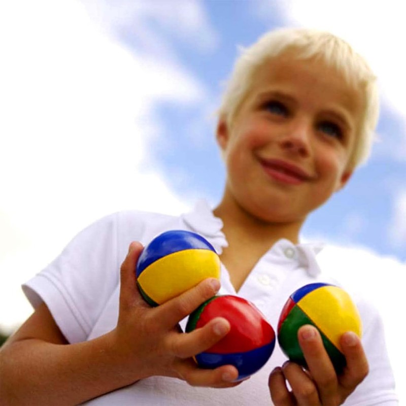 NATSUX Pelotas de Malabarismo de Juguetes,5 Piezas Multicolor,Bolas De Malabares