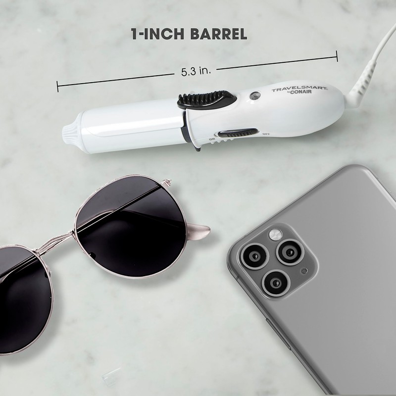 Conair Travel Curling Iron, Mini 1- Inch Ceramic Curling Iron