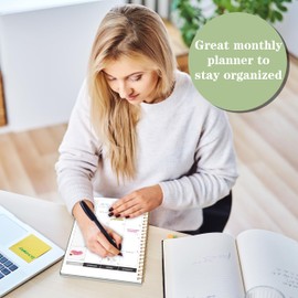 Monthly Planner 2026-2027, 2026 Calendar 24 Months Planner, JAN 2026 - DEC 2027, 7.4"x9.4", Personal Organizer with Monthly Goals, To-Do List, Habit Tracker, 24 Monthes for School Office Home Planning